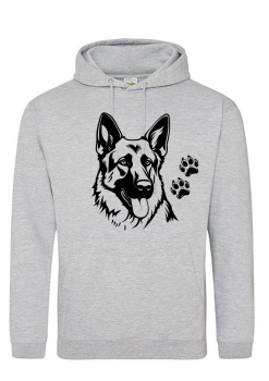 Aufdruck Schäferhund mit Pfoten